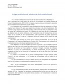 Le juge constitutionnel, créateur de droit constitutionnel copie