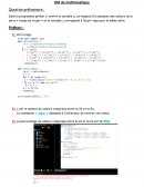 DM de mathématiques