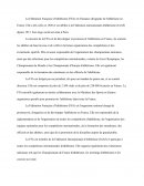 La Fédération Française d'Athlétisme (FFA)