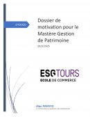 CV Master en gestion de patrimoine