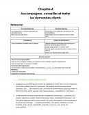 Accompagner, conseiller et traiter les demandes clients