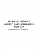 Pourquoi les femmes gagnent elles moins que les hommes ?