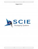 Rapport de stage à SCIE Packaging Systems
