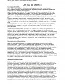 L'URSS de Staline