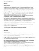 Exemple lettres de motivation