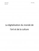 La digitalisation du monde de l’art et de la culture