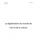 La digitalisation du monde de l’art et de la culture