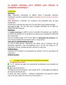 Le progrès technique est-il suffisant pour stimuler la croissance économique ?