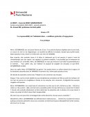 La responsabilité de l’administration – conditions générales d’engagement