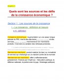 SES - Croissance économique