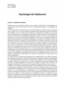 Psychologie de l'adolescent