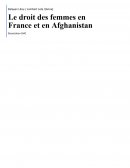 Les femmes en France et en Afghanistan
