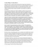 Action oblique et directe