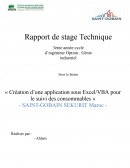 Rapport de stage saint gobain