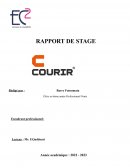 Rapport de stage à Courir