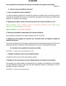 La quantité de monnaie dans l’économie et le décisions des agents économiques