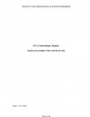 Analyse de pratique d’une activité de soin, UE 2.1 Infectiologie, Hygiène