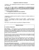 Engagement unilatéral droit