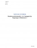 Situation professionnelle « La Compagnie des Engrenages et Réducteurs »