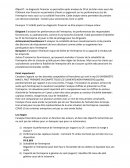 Le diagnostic financier