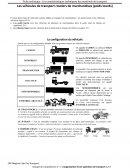 Fiche technique : Les caractéristiques techniques des matériels de transport