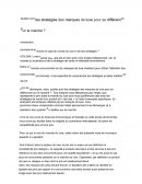 Quelles sont les stratégies des marques de luxe pour se différentier sur le marché ?