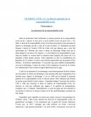 La théorie générale de la responsabilité civile