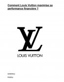 Comment Louis Vuitton maximise sa performance financière ?