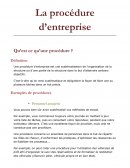 Atelier de formation : procédures