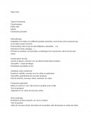Types d’évènements