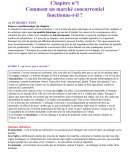 Chapitre 1 comment les marchés concurrentiels fonctionnent-ils ?