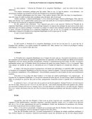 L'élection du président de la république