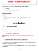 Cours Droit Administratif