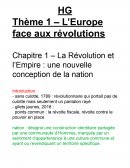 La Révolution et l’Empire : une nouvelle conception de la nation
