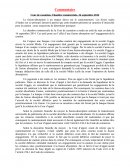 Commentaire d'arrêt (Cour de cassation, Chambre commerciale, 16 septembre 2014)