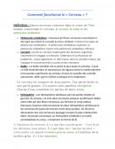 Fonctionnement du cerveau