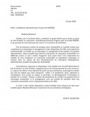 Lettre de motivation mécanique / responsable