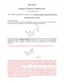 Biologie Cellulaire et Moléculaire