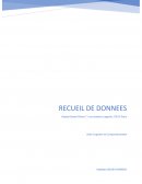 Recueils de données