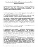 Fiche d'arrêt : l’arrêt Fraisse (Cour de cassation, assemblée plénière, 2 juin 2000)
