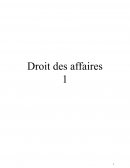 CM de droit des affaires