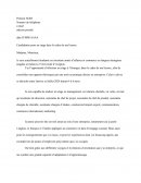 Lettre de motivation pour la recherche de stage en niveau bac+3