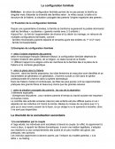 La configuration familiale