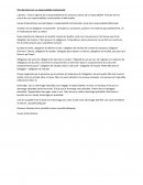 Droit civil : La responsabilité contractuelle