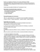 Rapport de stage en crèche