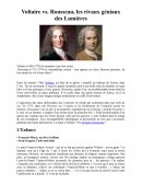 Voltaire vs. Rousseau, les rivaux géniaux des Lumières