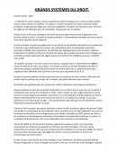Cours grands systèmes du droit