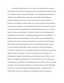 Dissertation « L’ancienne société bourgeoise, avec ses classes et ses conflits de classes, fait place à une association où le libre épanouissement de chacun est la condition du libre épanouissement de tous »