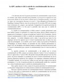 La QPC améliore-t-elle le contrôle de constitutionnalité des lois en France ?