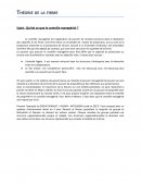 Qu’est ce que le contrôle managérial ?